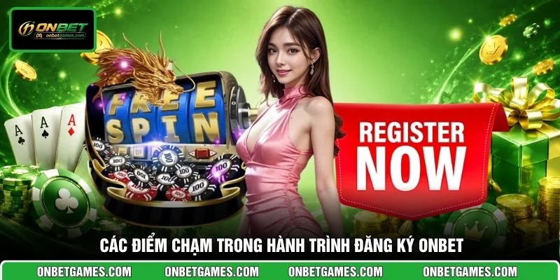 Các điểm chạm trong hành trình đăng ký ONBET